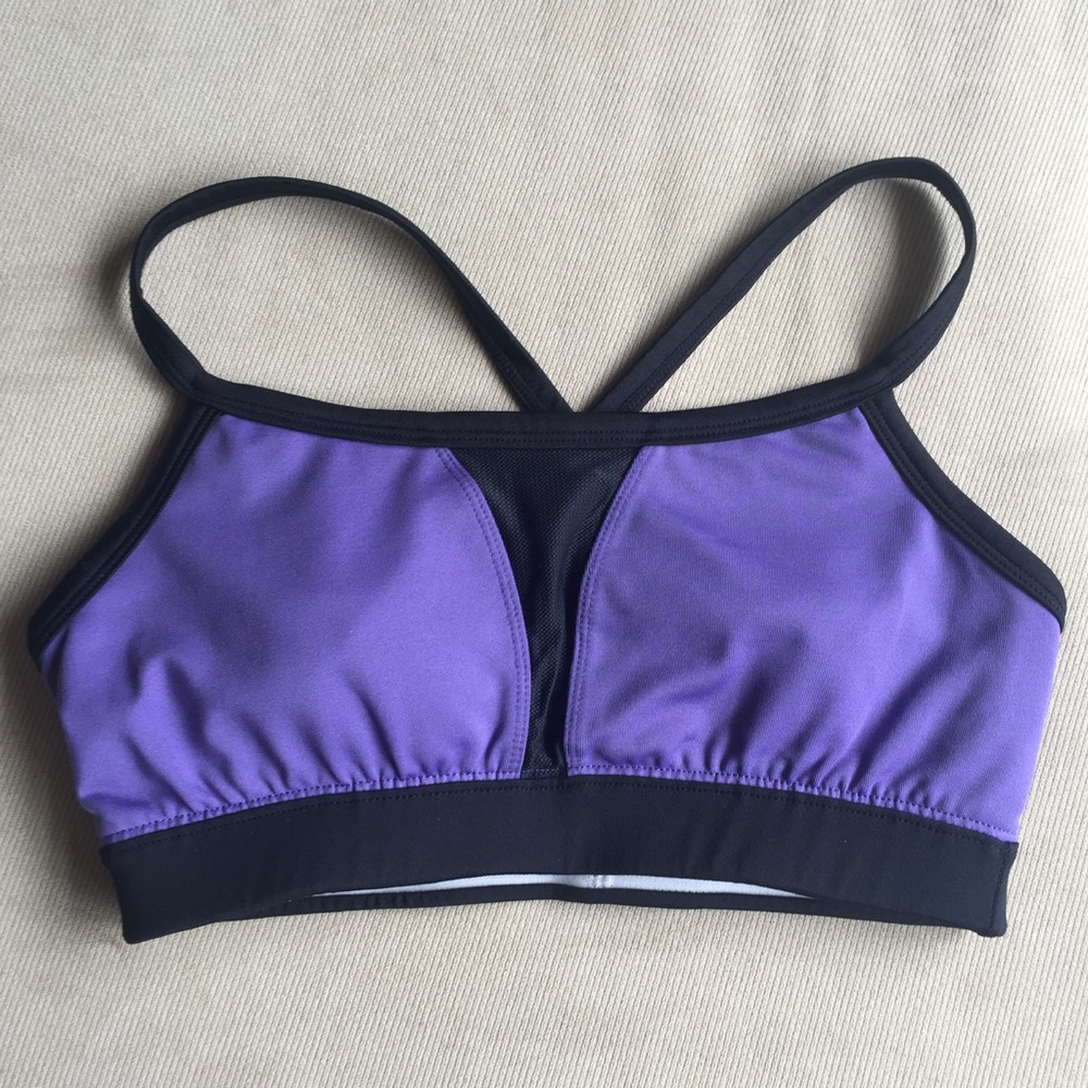 Sugoi Purple Sports Bra, Size M