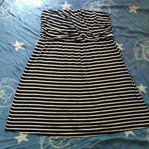 Lane Bryant - strapless midi dress