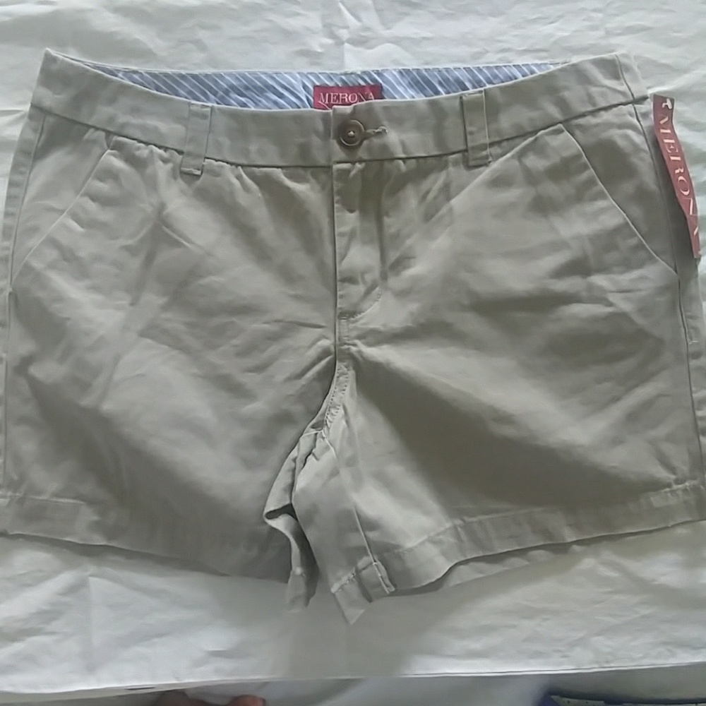 NWT Merona Skyline Gray Chino Shorts