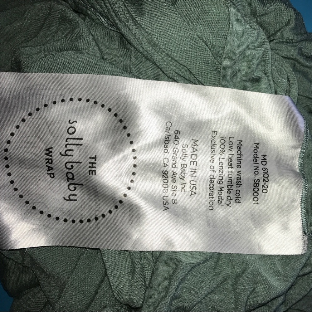 Solly Seafoam Green baby wrap