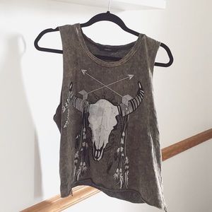 Bull Skull Muscle Tank
