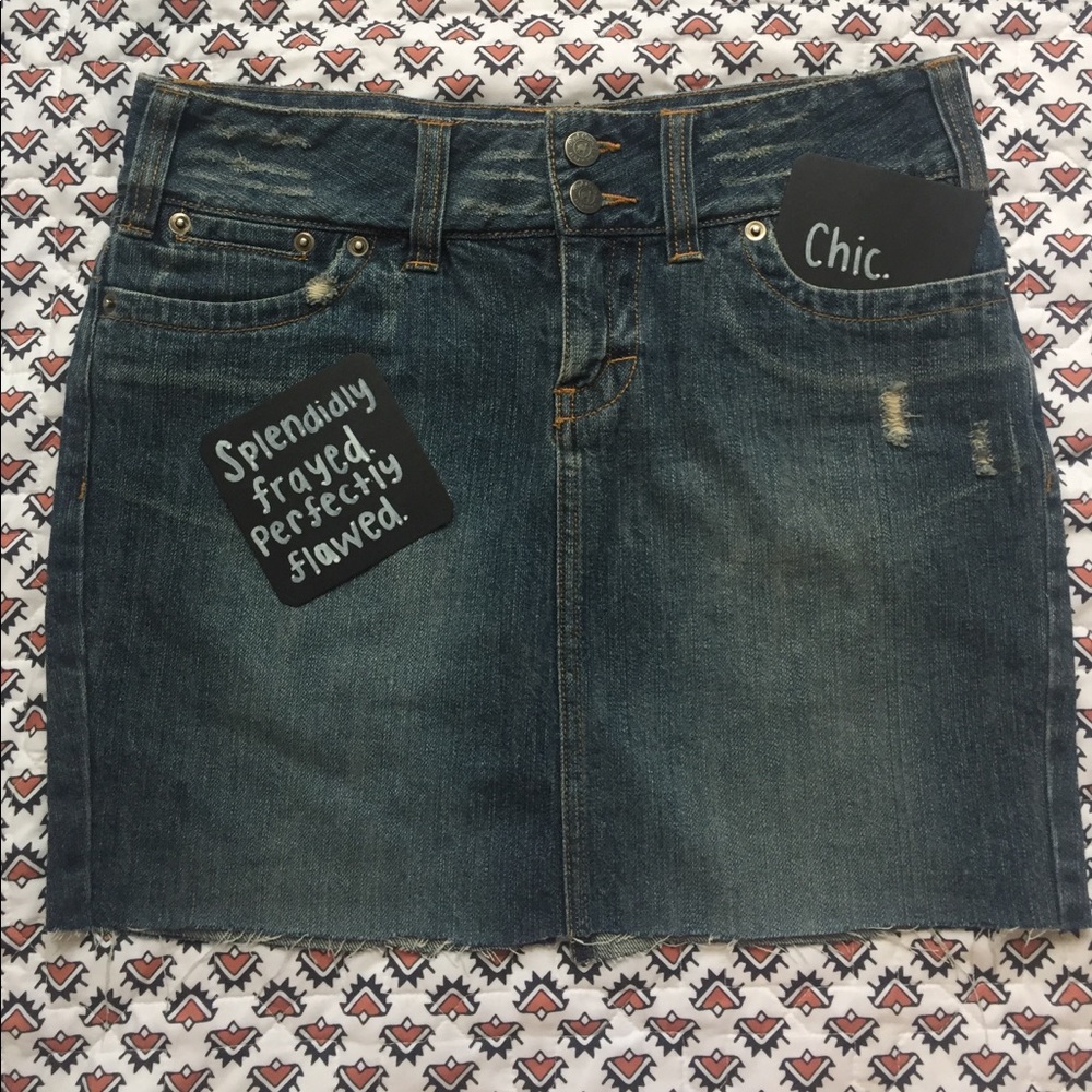 Denim skirt