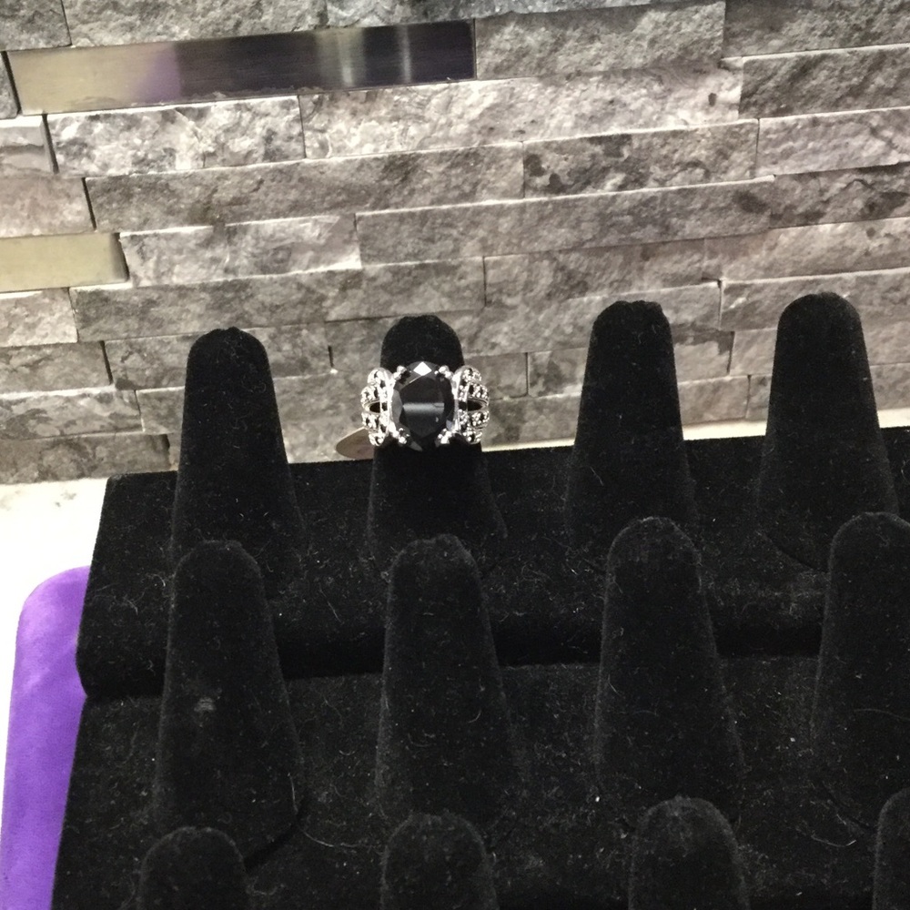 925 Silver Emerald Cut Ring