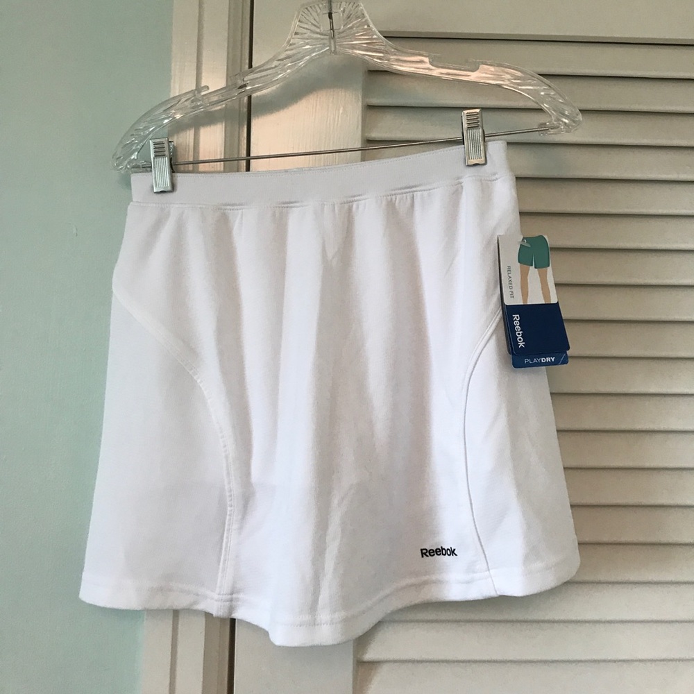 White Reebok Tennis Skirt