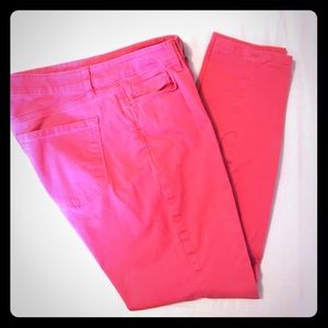 LOFT coral pants