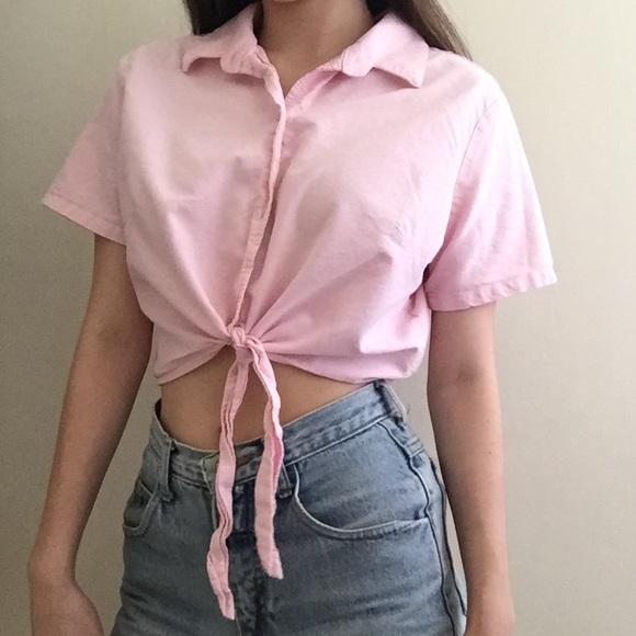 American Apparel Cropped button up - Picture 2 of 7