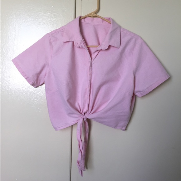 American Apparel Cropped button up - Picture 5 of 7