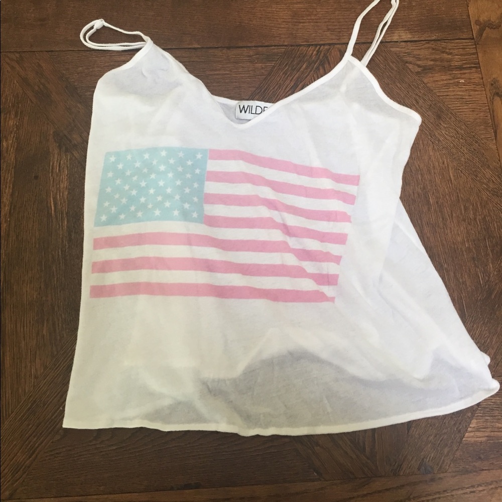 Wildfox American flag tank
