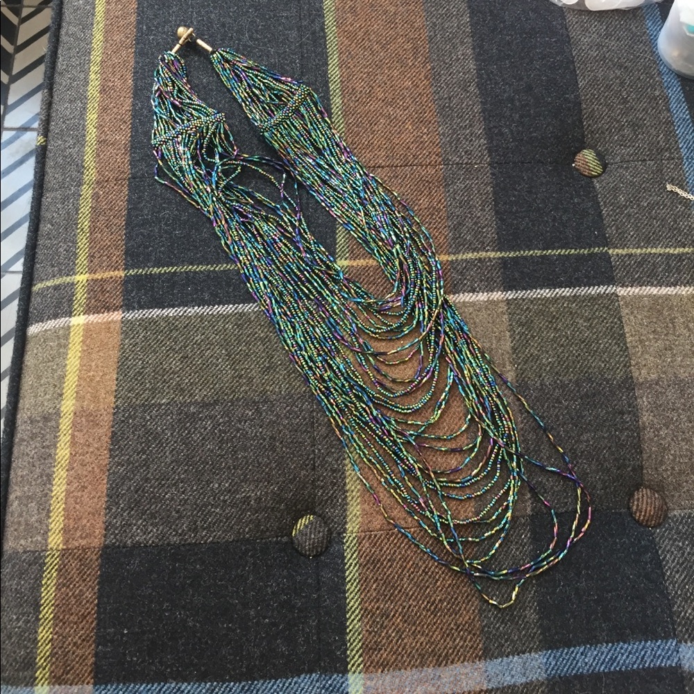 Cascading necklace.