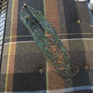 Cascading necklace.