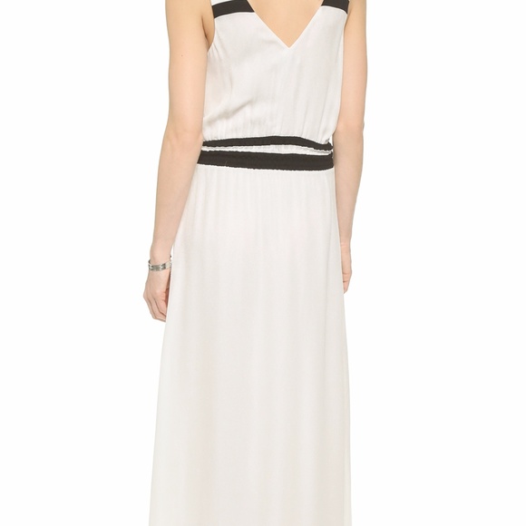 Parker Women's White Adelaide Silk Maxi Dress - Picture 2 of 2