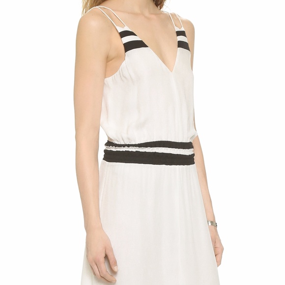 Parker Women's White Adelaide Silk Maxi Dress - Picture 1 of 2