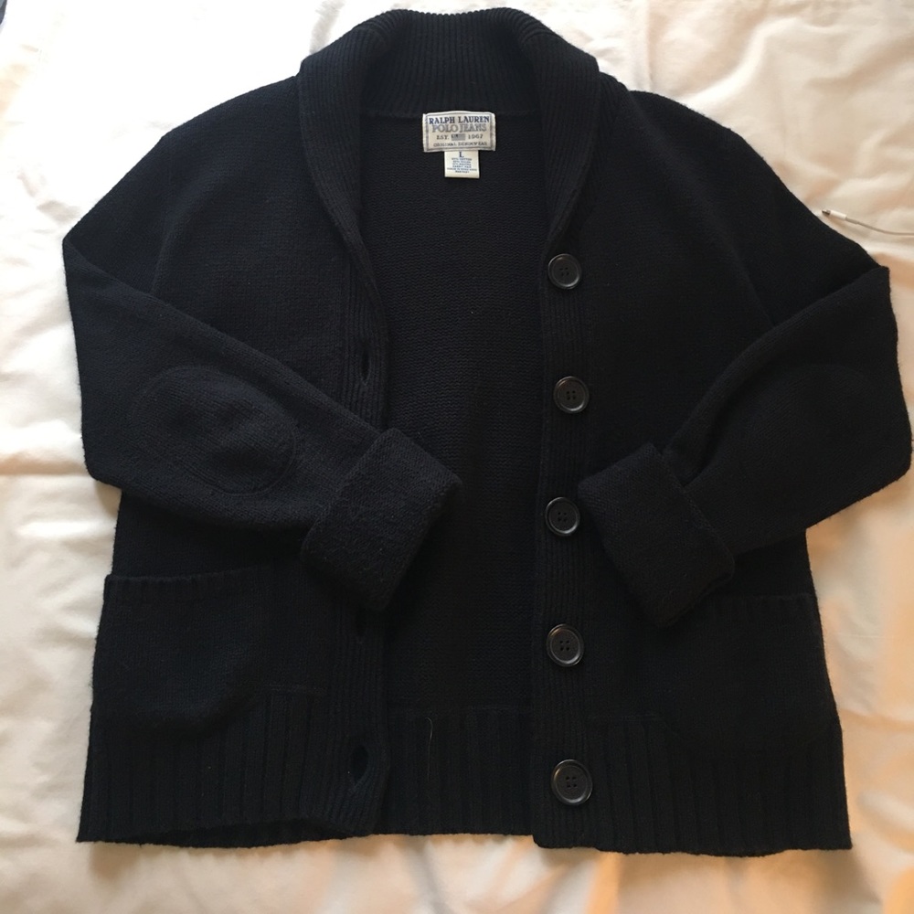 Polo RL black cardigan