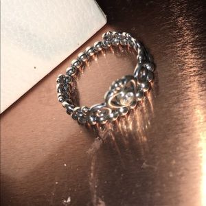 Pandora princess ring. Size 7
