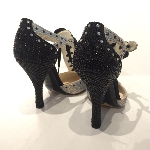 SOLDAuthentic YSL crystal oxford heels 38.5 - Picture 4 of 6