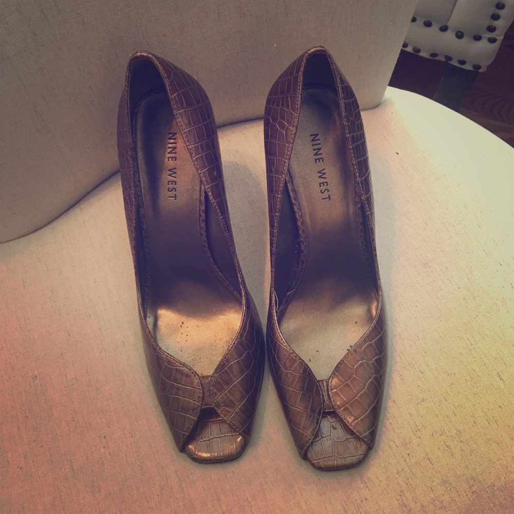 Nine West Peep Toe Pumps