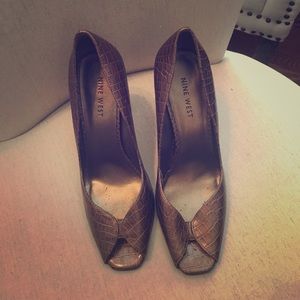 Nine West Peep Toe Pumps