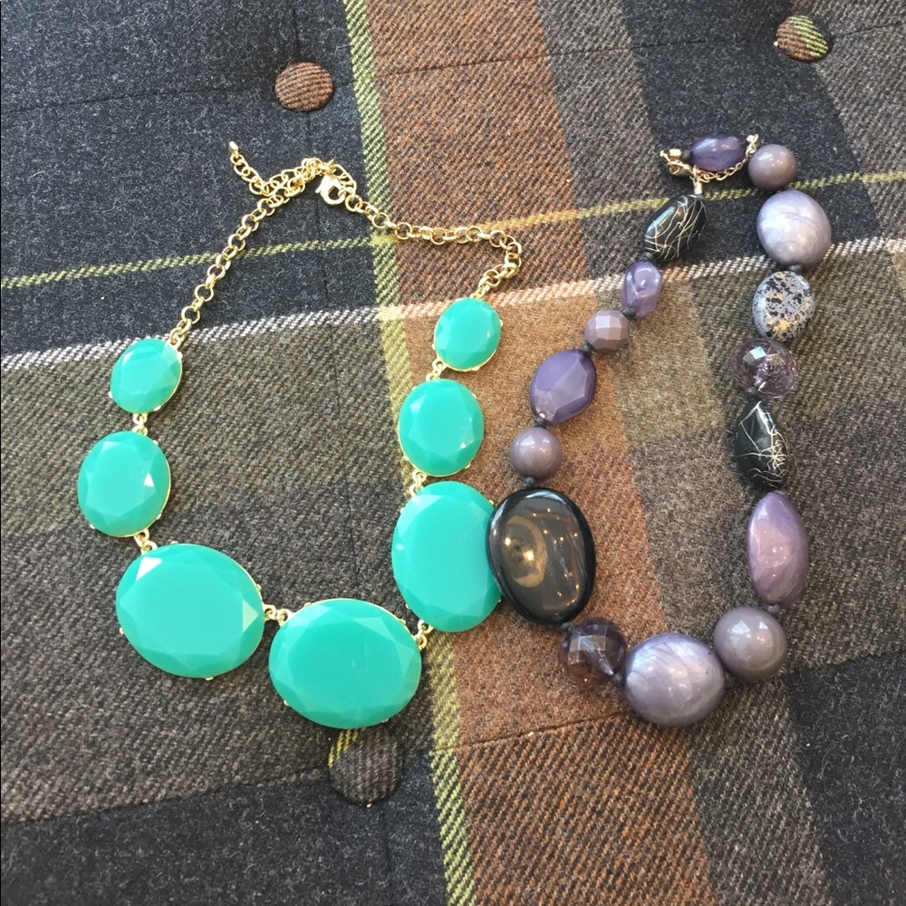 Statement necklaces.