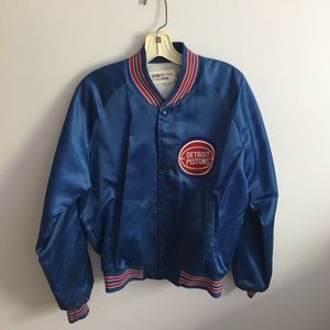 VINTAGE Detroit Pistons Basketball Bomber