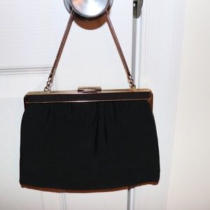 Vintage Black Evening Bag/ Purse