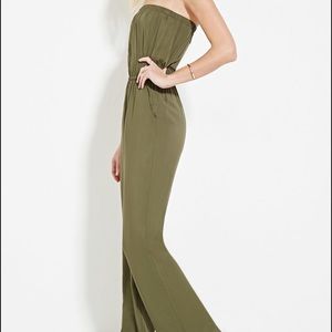 Green jumpsuit