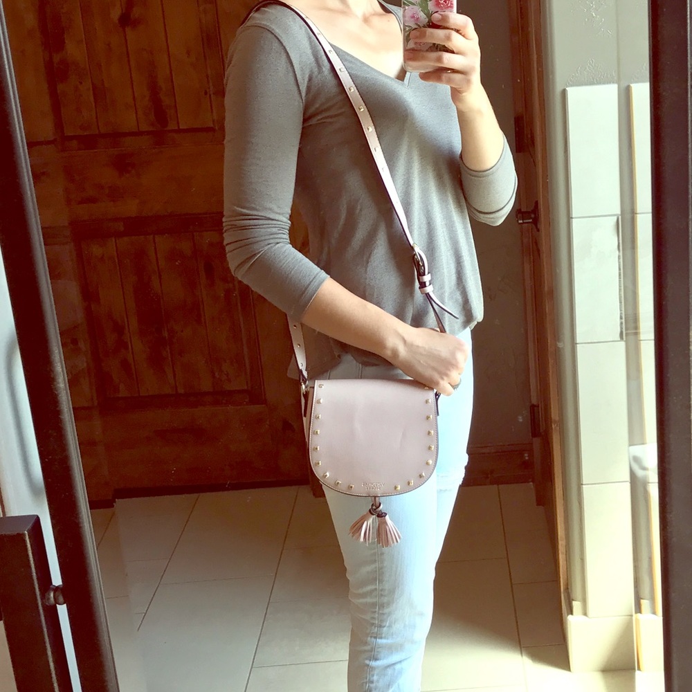 Mini Victoria's Secret Pink/Mauve Crossbody Purse