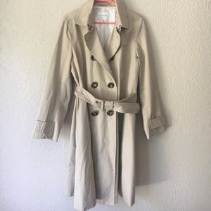 Banana Republic Women's Khaki Trench Coat XL
