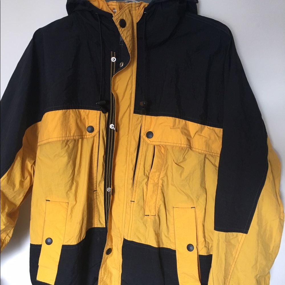 Black and yellow vintage jacket