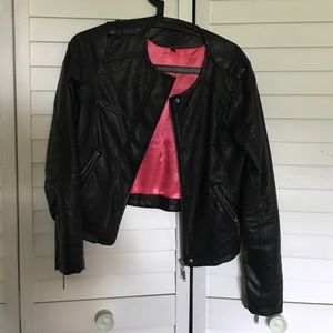 Black pleather jacket