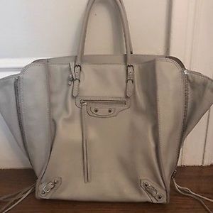 Balenciaga A4 Papier Side Zip Tote Bag - Authentic