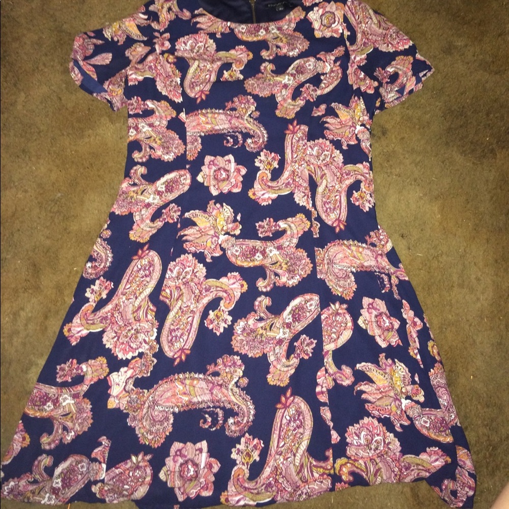 Paisley print dress