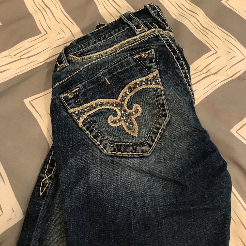 Size 25 Rock Revival Bootcut Jeans