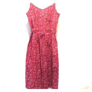 Summer dress w lining and ties