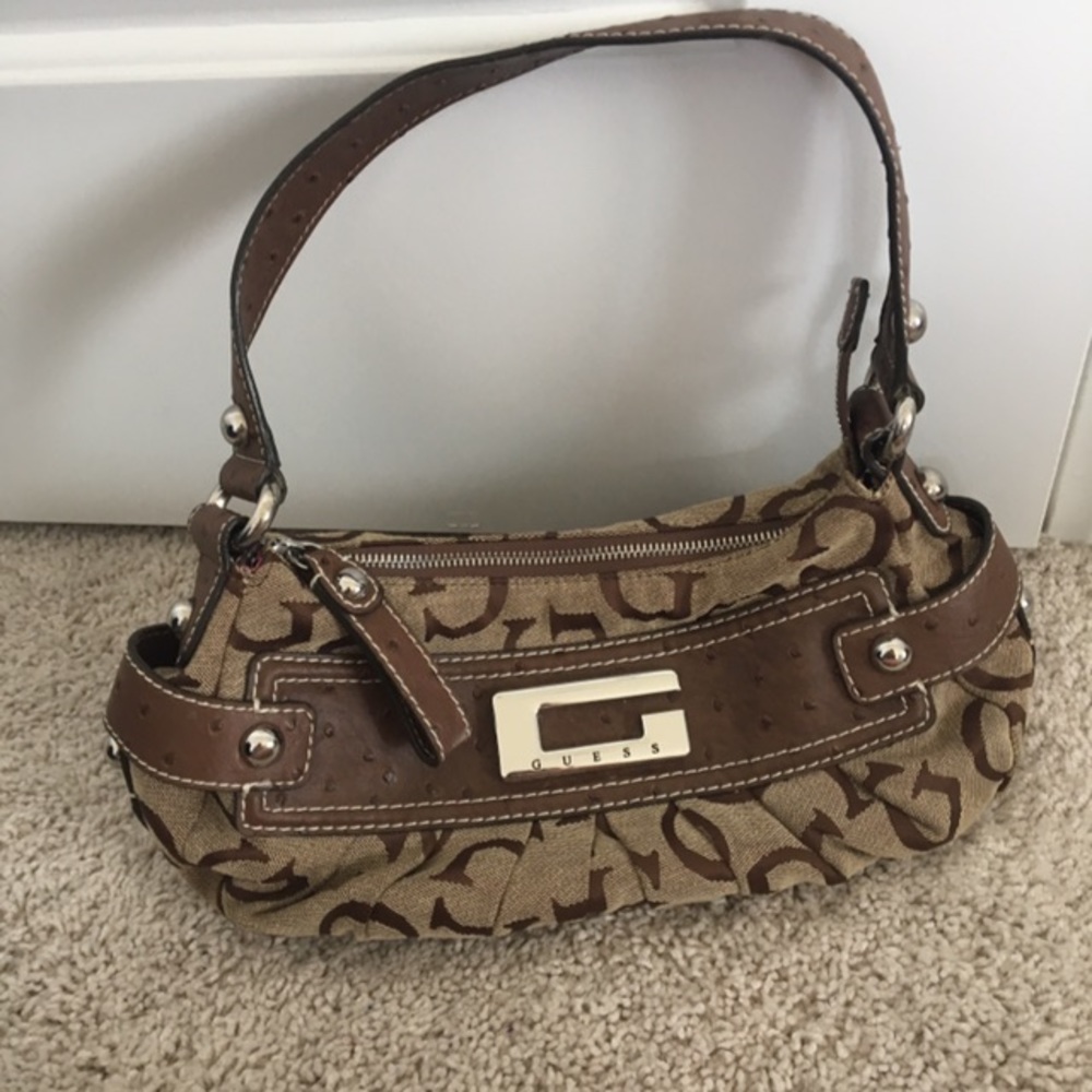 Guess Hobo Bag with Logo - Picture 3 of 8