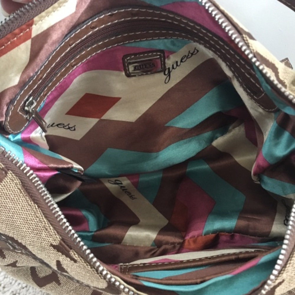 Guess Hobo Bag with Logo - Picture 7 of 8