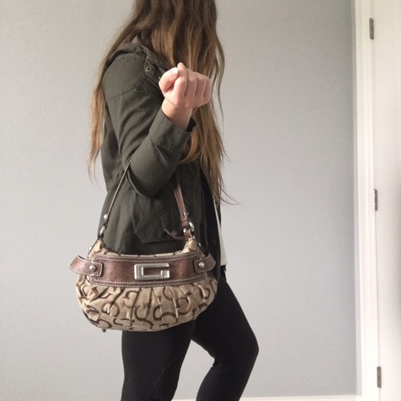 Guess Hobo Bag with Logo - Picture 2 of 8