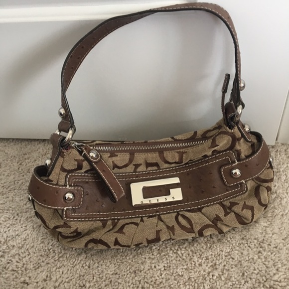 Guess Hobo Bag with Logo - Picture 3 of 8