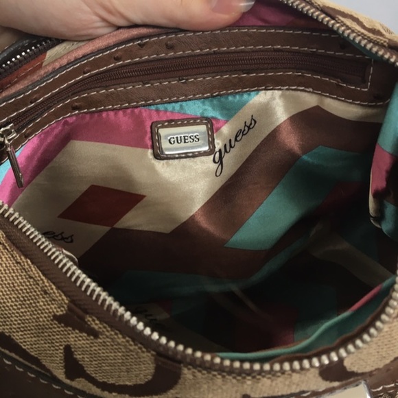 Guess Hobo Bag with Logo - Picture 6 of 8