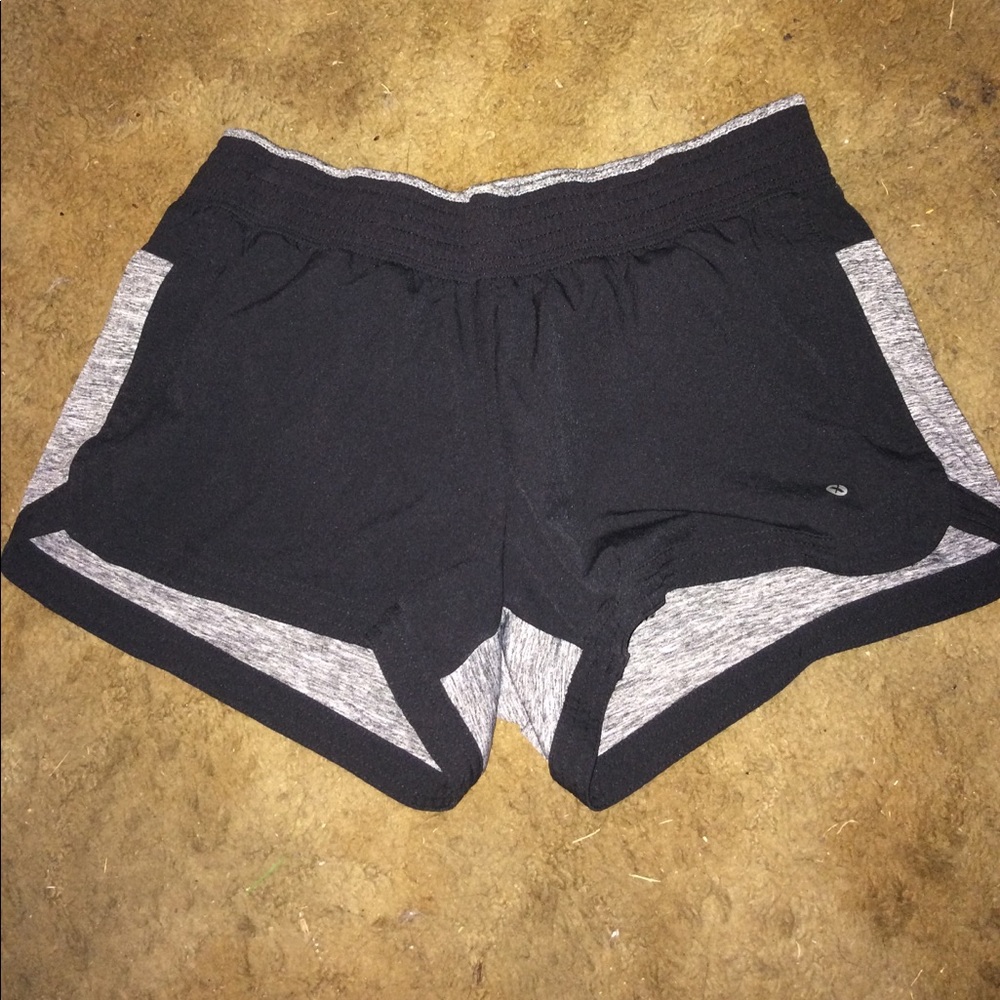 Xersion grey and black shorts