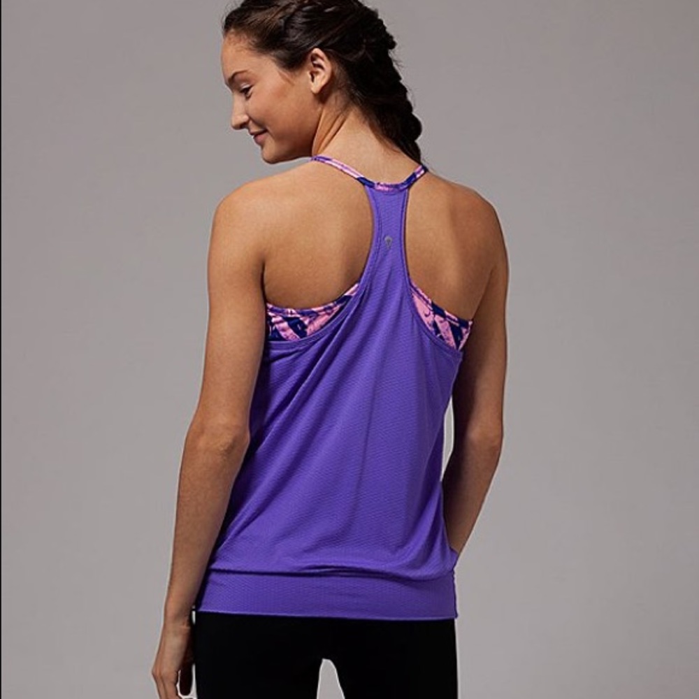 Purple and pink ivivva double dutch tank!! Size 12