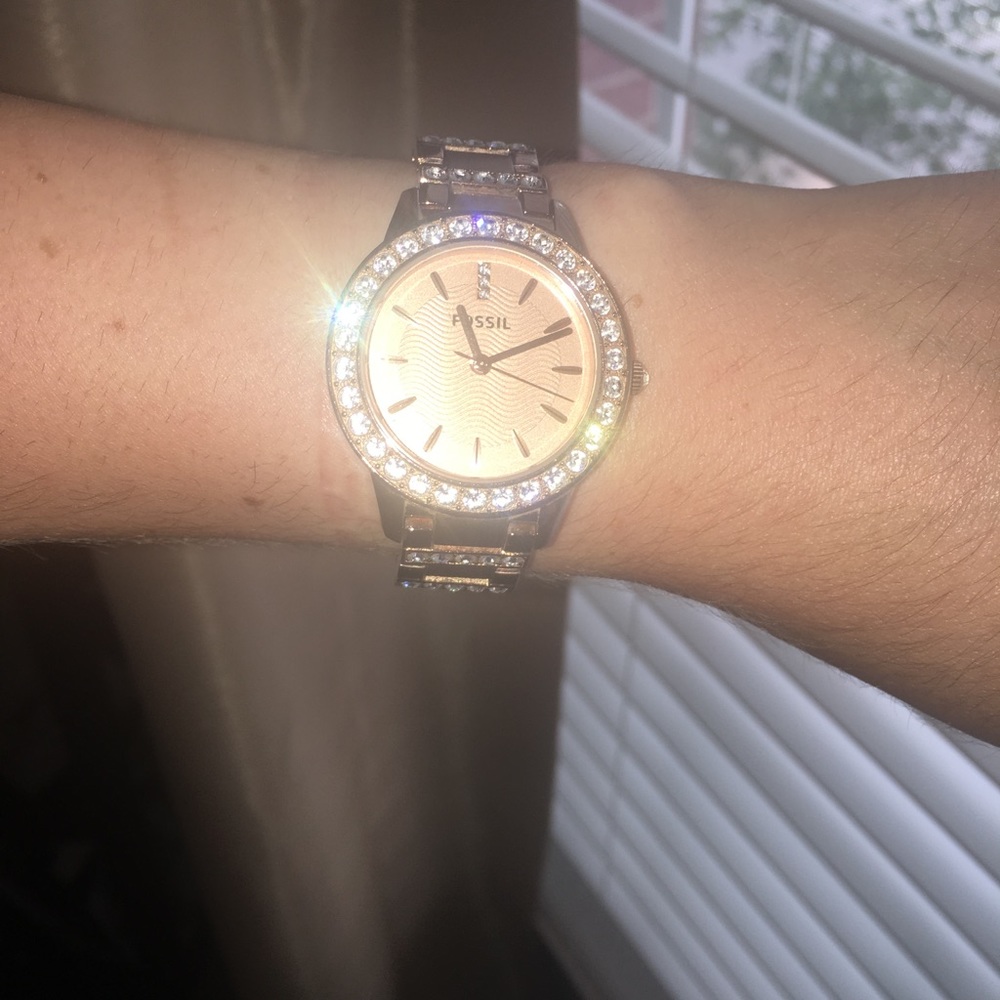 Fossil Gold Crystal Watch