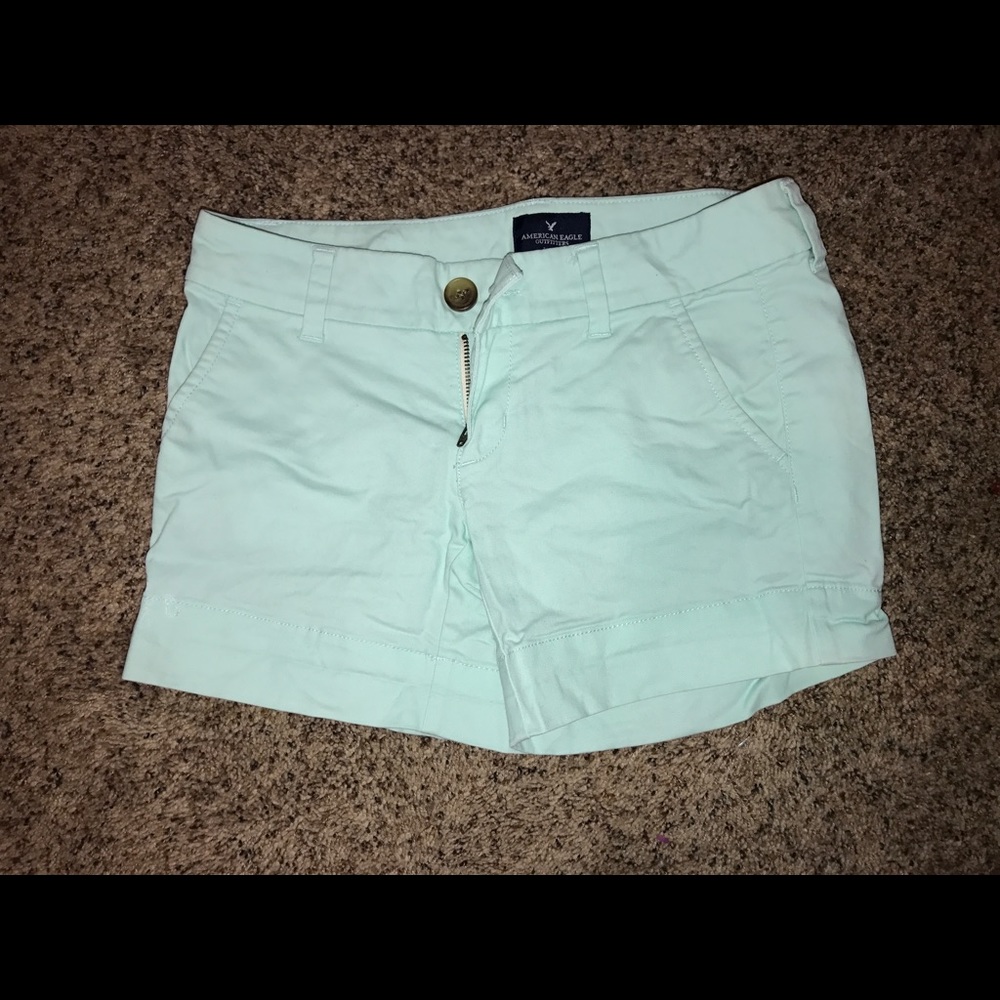 Aqua American Eagle Midi Shorts