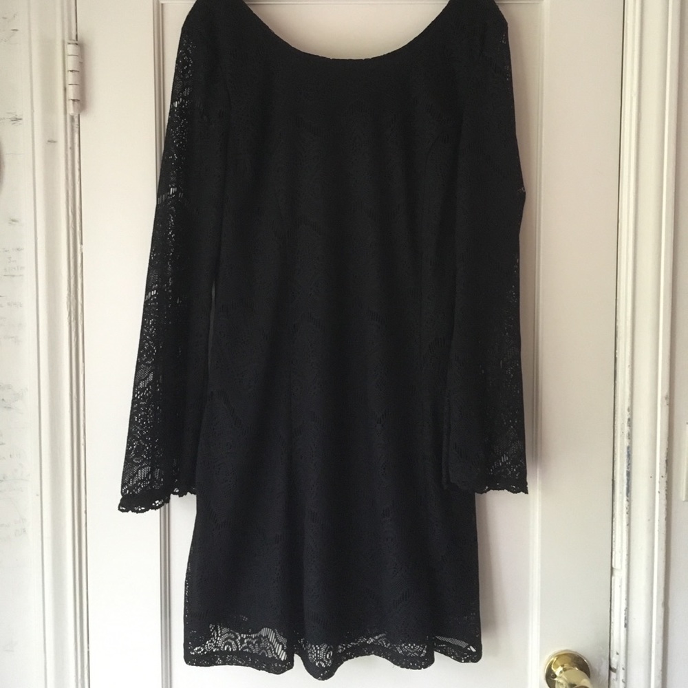 NWT XXL Xhilaration Black Lace Dress