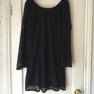 NWT XXL Xhilaration Black Lace Dress