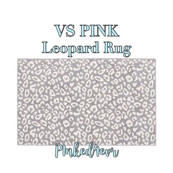 RARE/HTF VS PINK Snow Leopard Rug (JUST THE RUG!) - Picture 4 of 4