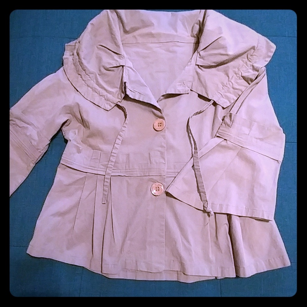Cute gray light weight jacket