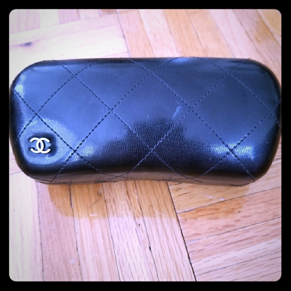 Authentic never used Chanel sunglasses case