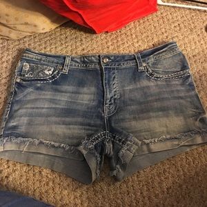 Knox Rose Jewelled Jean Shorts