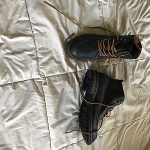 Hilfiger boots leather