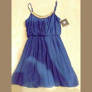 Blue sun dress